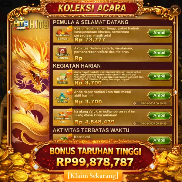 HIT9 Maxwin Pola Gacor Hari Ini